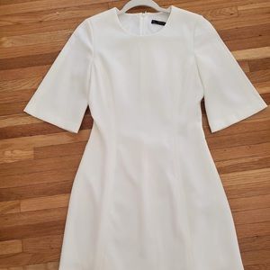 Zara Basic Collection White Dress